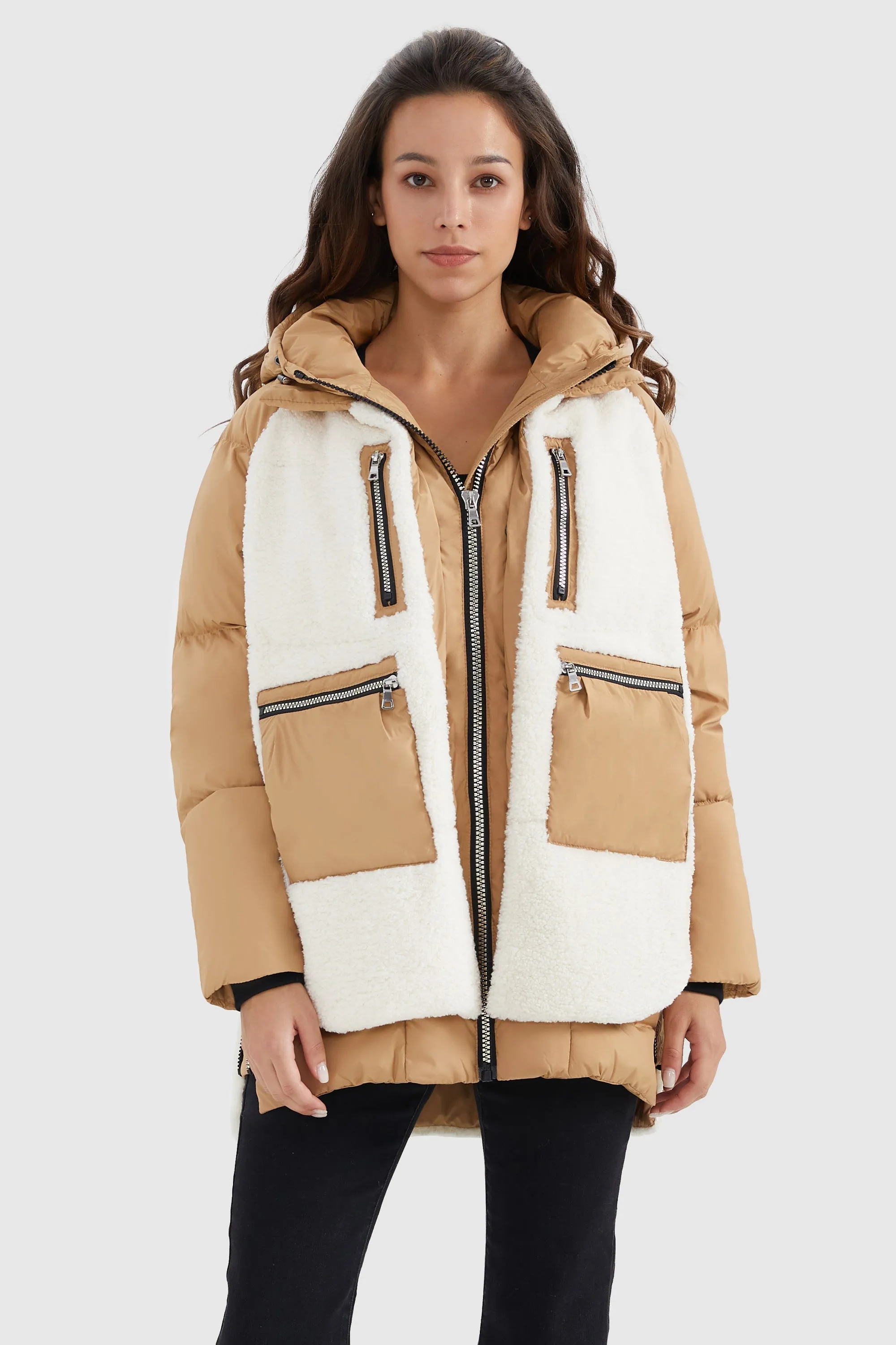 Versatile Styling 092 O-Lab Fleece Down Puffer