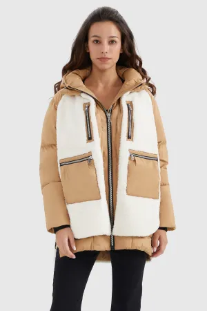 Warm Layer Option Glow In The Dark Trim 092 O-Lab Fleece Down Puffer