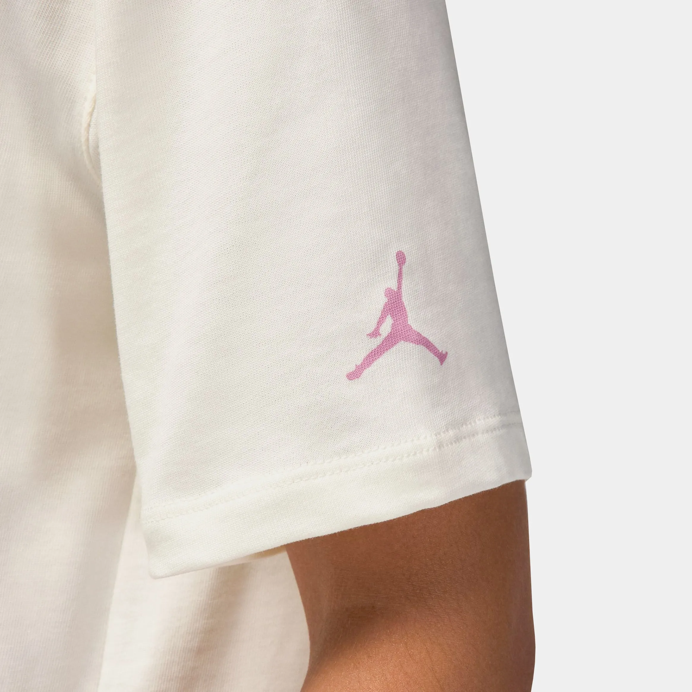 23 Heritage Womens Short Sleeve Shirt (White/Purple) Push Edge