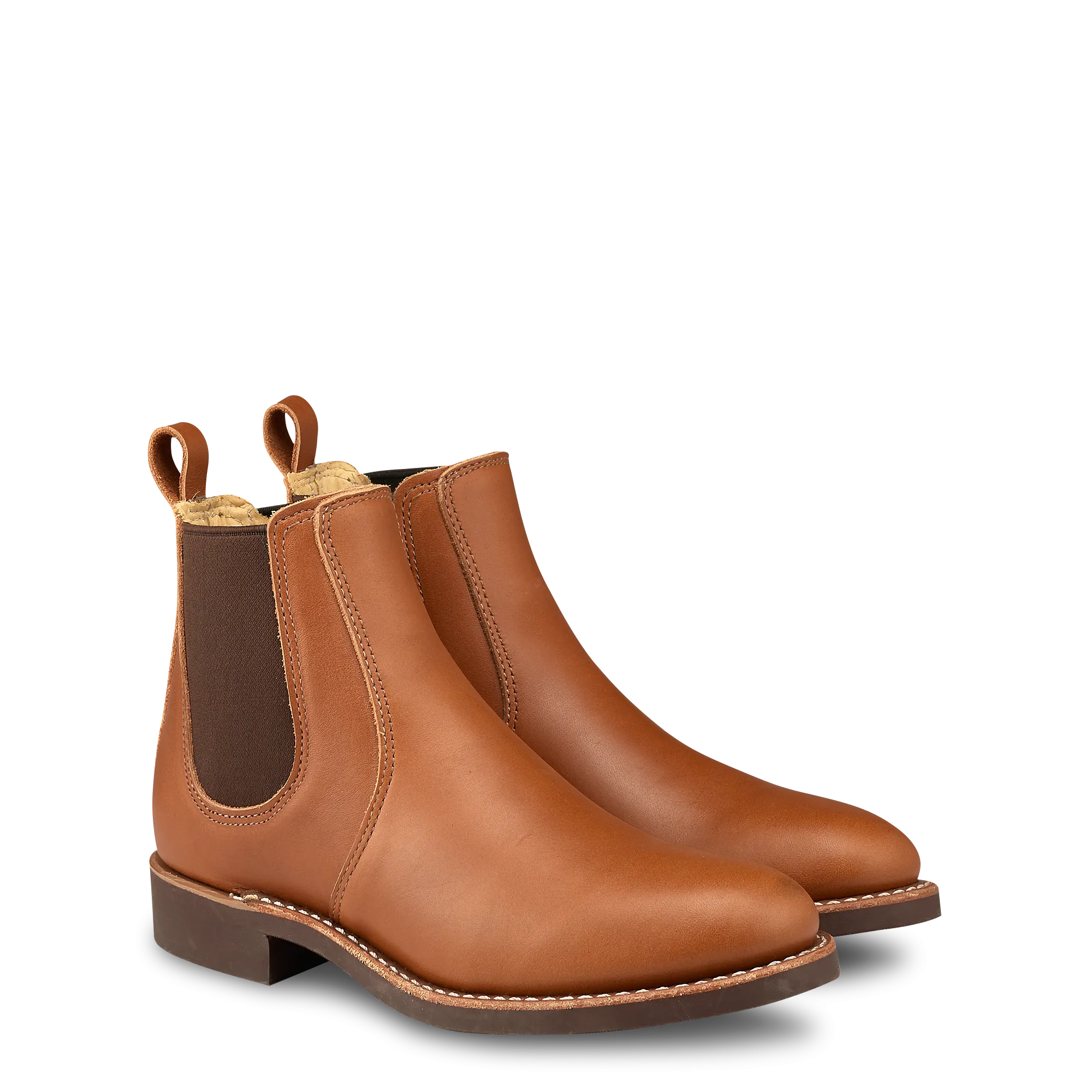 Protective Finish Functional Minimalist Ground Force 6-Inch Chelsea Women's Boots 3456 - Tan Boundary