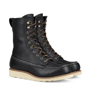 Low Rise 8-Inch Winter Moc Toe Women's Boots 3424 - Black Boundary