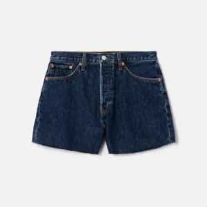 DurableReinforcedElbow Simple Dress 90s Low Slung Short (Heritage Rinse)