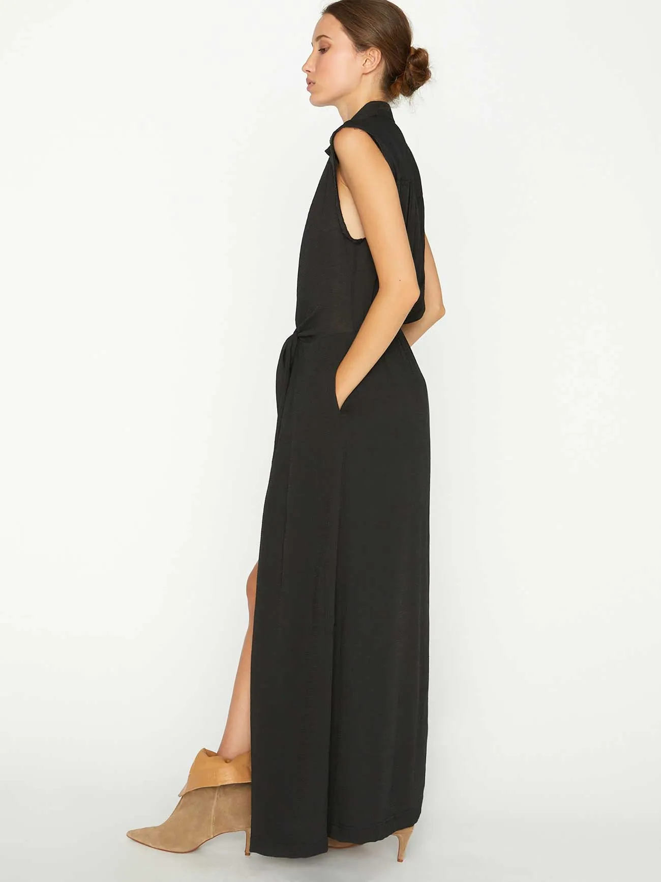 Music-Concert Refined Presence The Madsen Sleeveless Maxi Dress