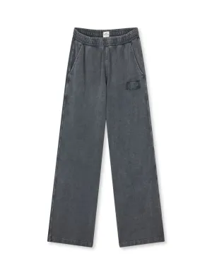 Compact Cotton Lotti Pants, Asphalt SoftLining Timeless Comfort Wear