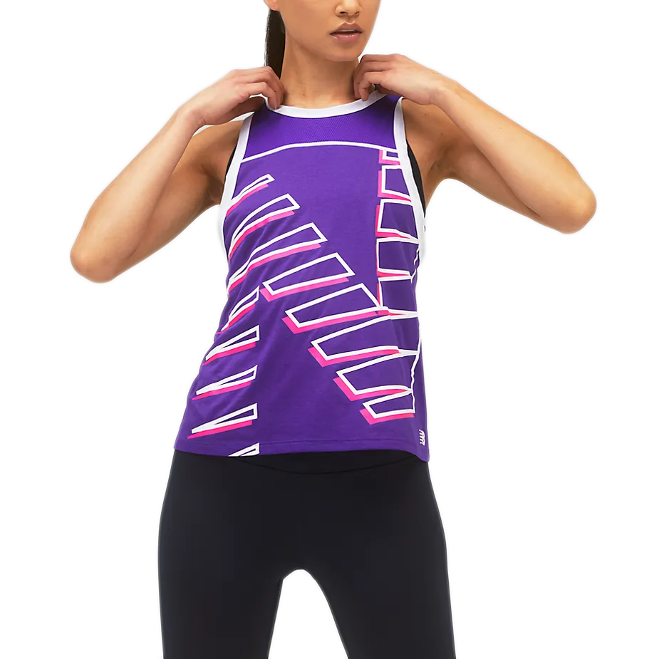 Non Irritating Seams Lightweight Performance Women's Printed Fast Flight Tank