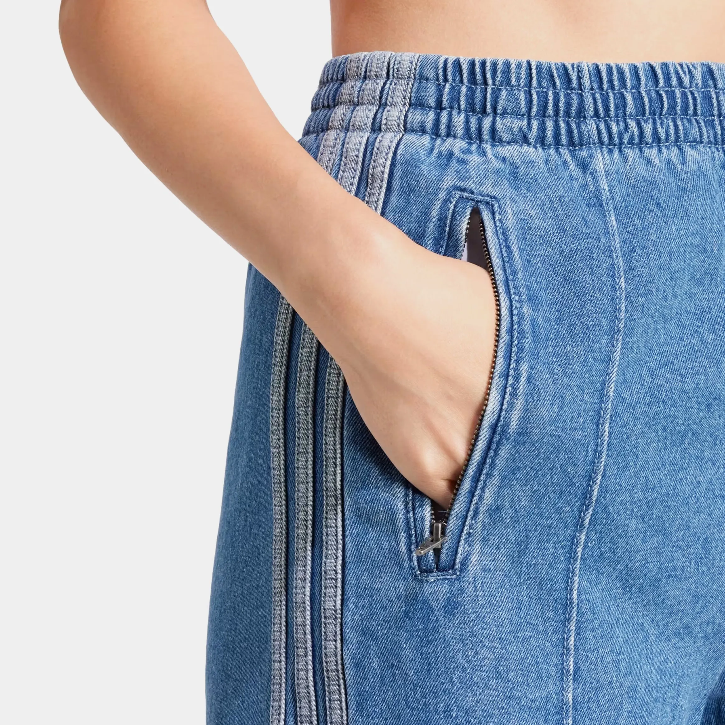 Adicolor Denim Firebird Womens Shorts (Indigo Denim) Day Wear Water Resistant Finish