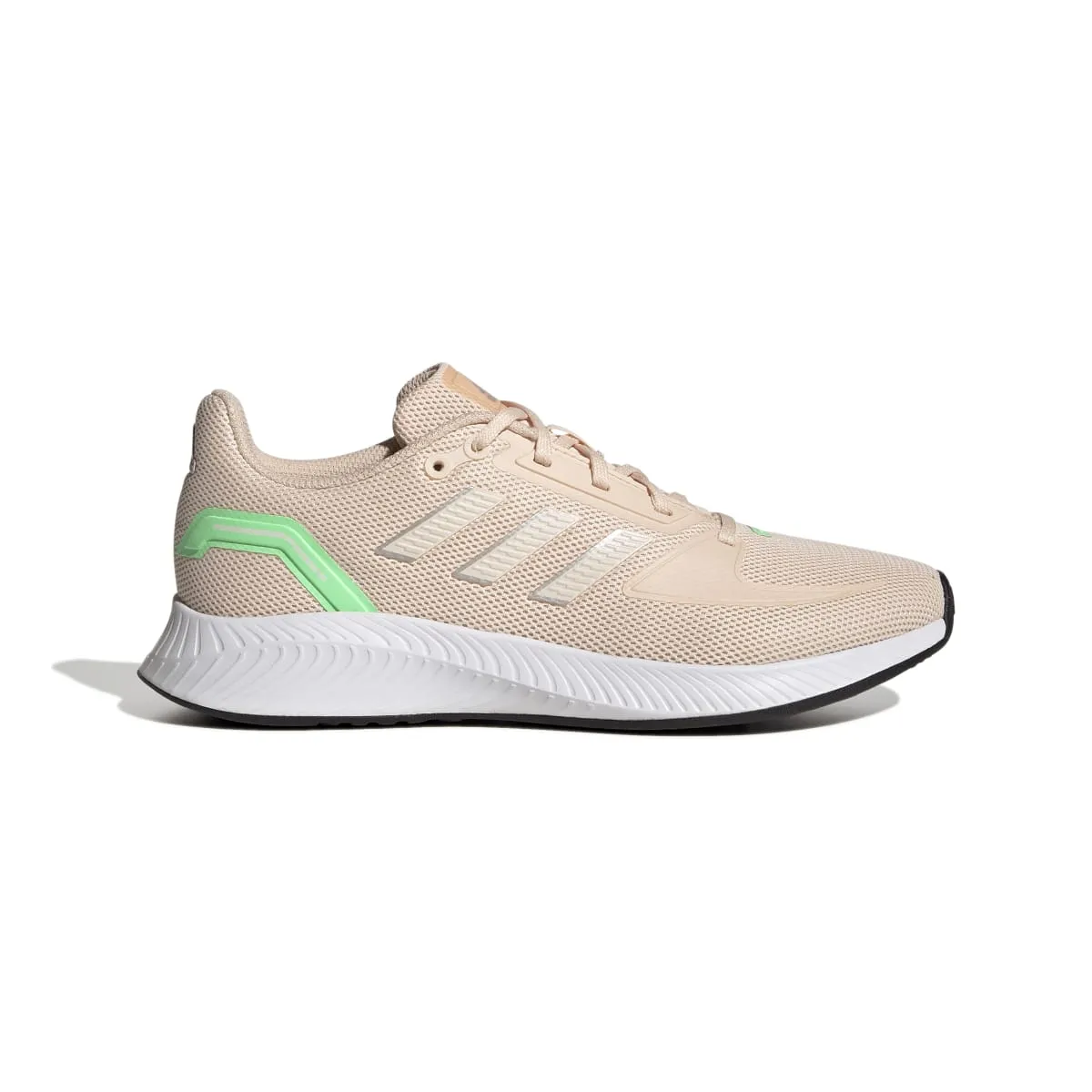 ADIDAS GV9573 RUNFALCON 2.0 WMN'S (Medium) Orange/Orange/Green Mesh Running Shoes secure fastening shoes