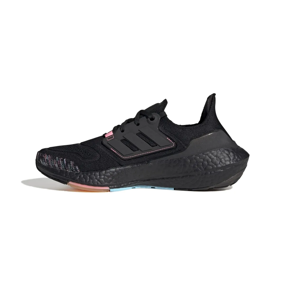 Pressure Mapping Technology contemporary running option ADIDAS GX5927 ULTRABOOST 22 WMN'S (Medium) Black/Black/Pink Primeknit Running Shoes