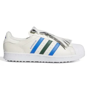 adidas Rolling Links Superstar Golf Chalk White/Collegiate Green/Bluebird Push Power