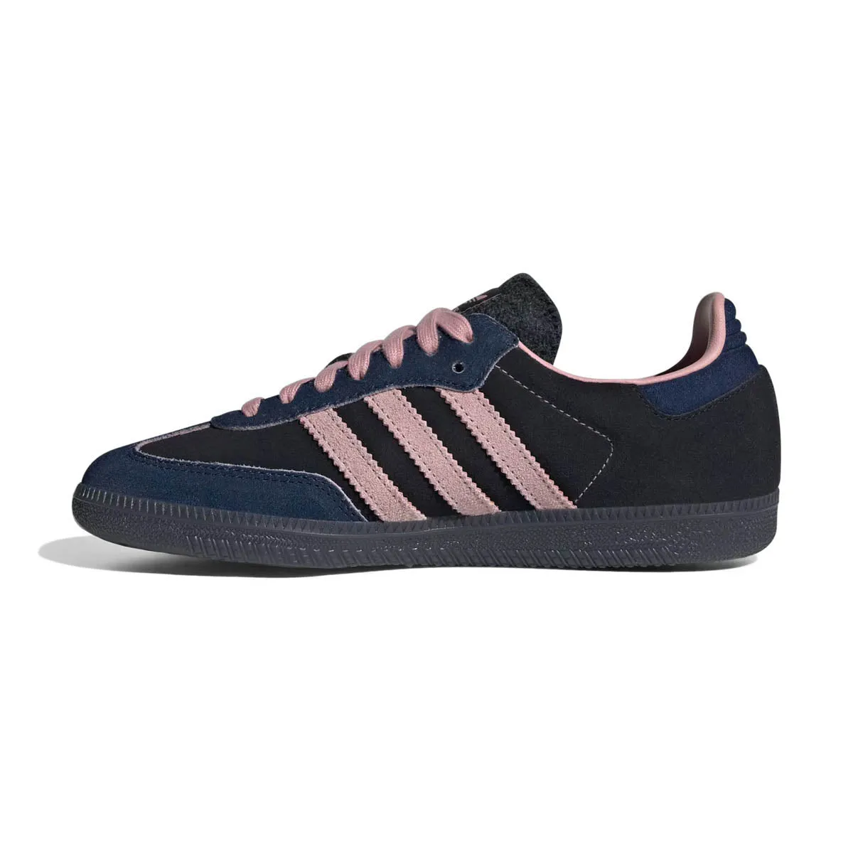 Adidas Samba OG 'Black Wonder Mauve Indigo' Women's Shoes Street Cool Club Edge