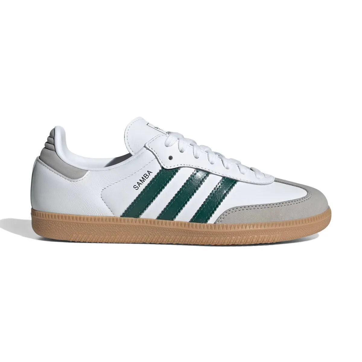 Shiny Tone velcro Adidas Samba OG 'White Collegiate Green Gum' Women's Shoes