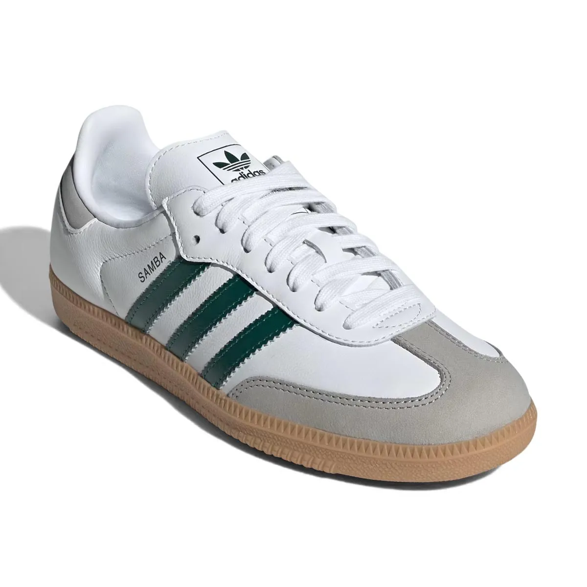 Adidas Samba OG 'White Collegiate Green Gum' Women's Shoes Air Boost Narrow Fit