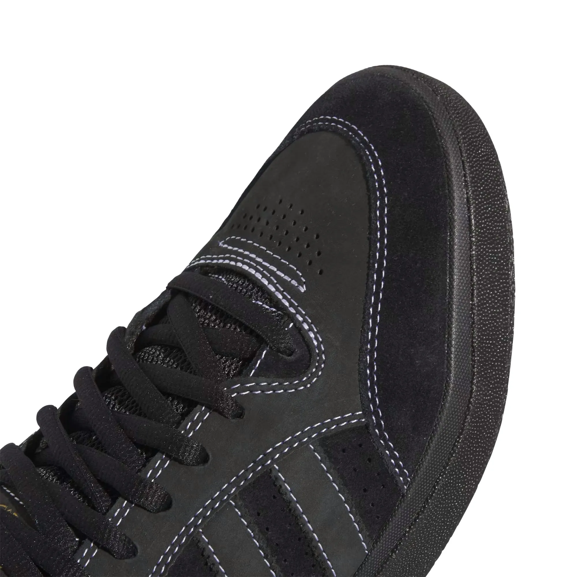 adidas Tyshawn Low Core Black / Cloud White / Gold Metallic Anti Deformation