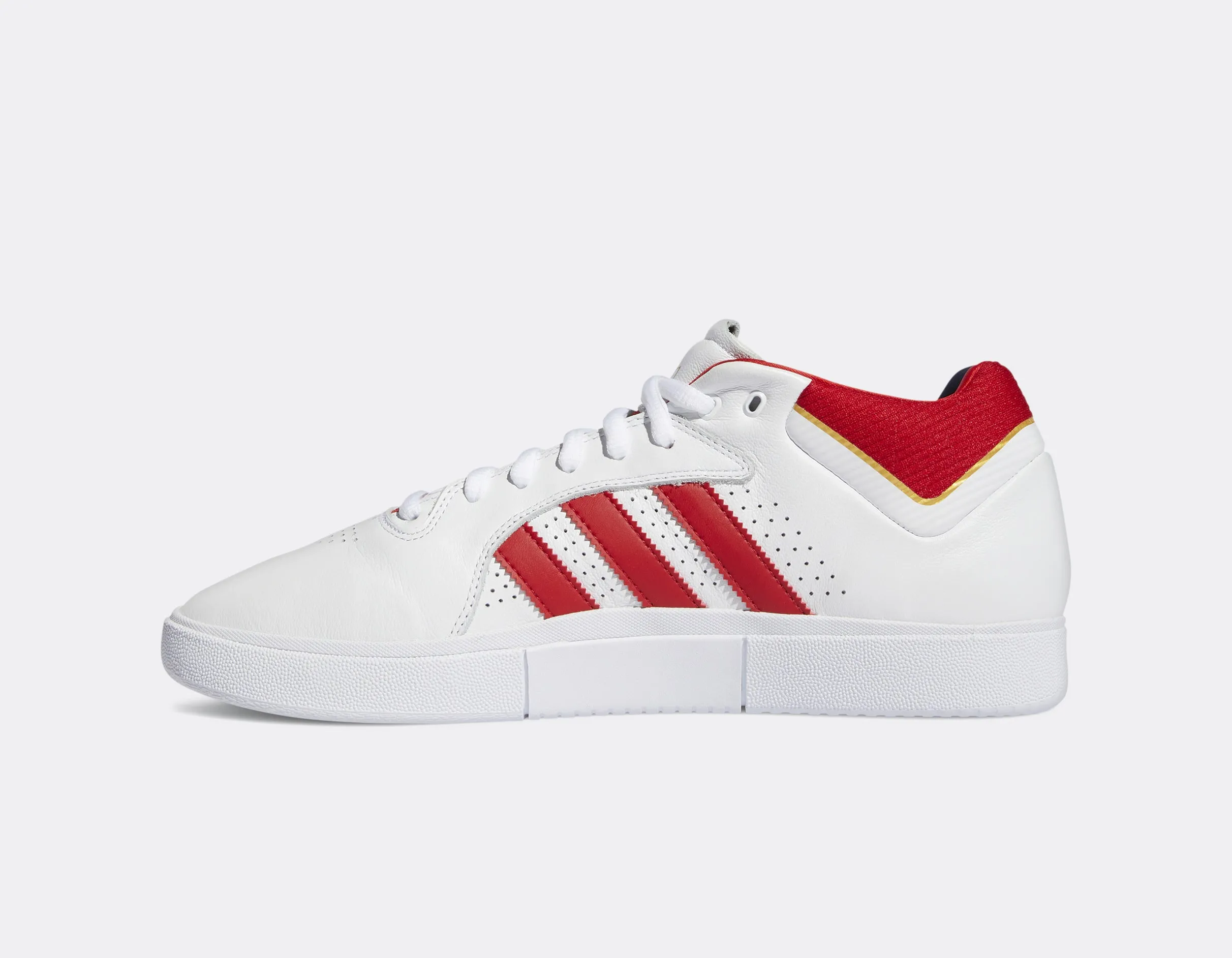 Adidas Tyshawn White/ Navy/Red Mid Top quick dry