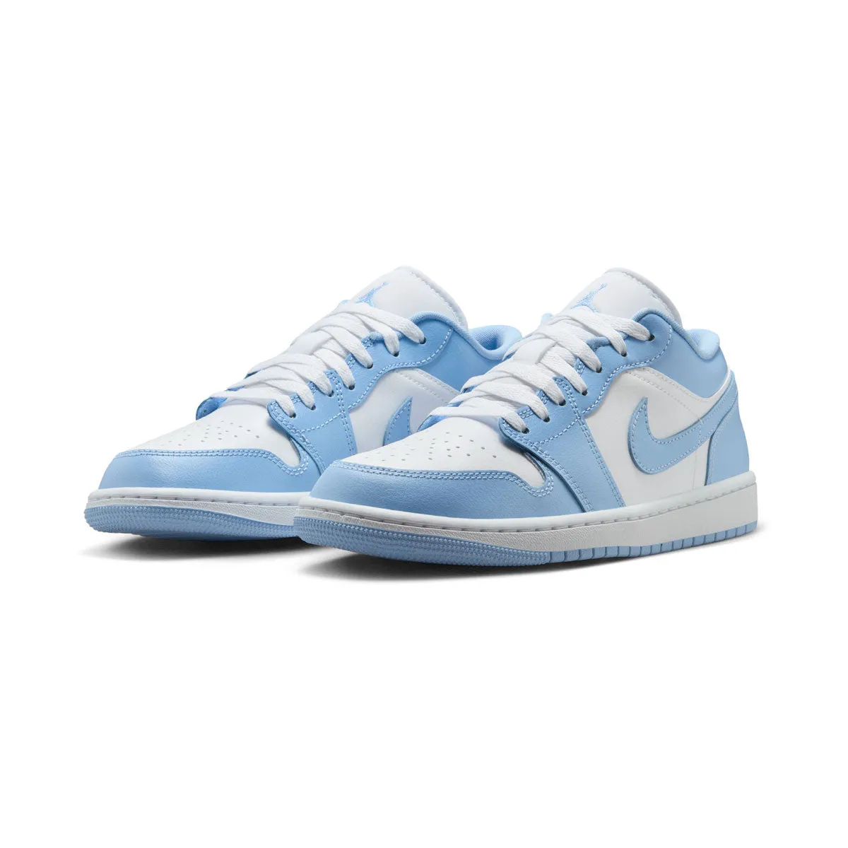 Air Jordan 1 Low 'Aluminum White' Women's Shoes Wind Safe Cushioned Midsole