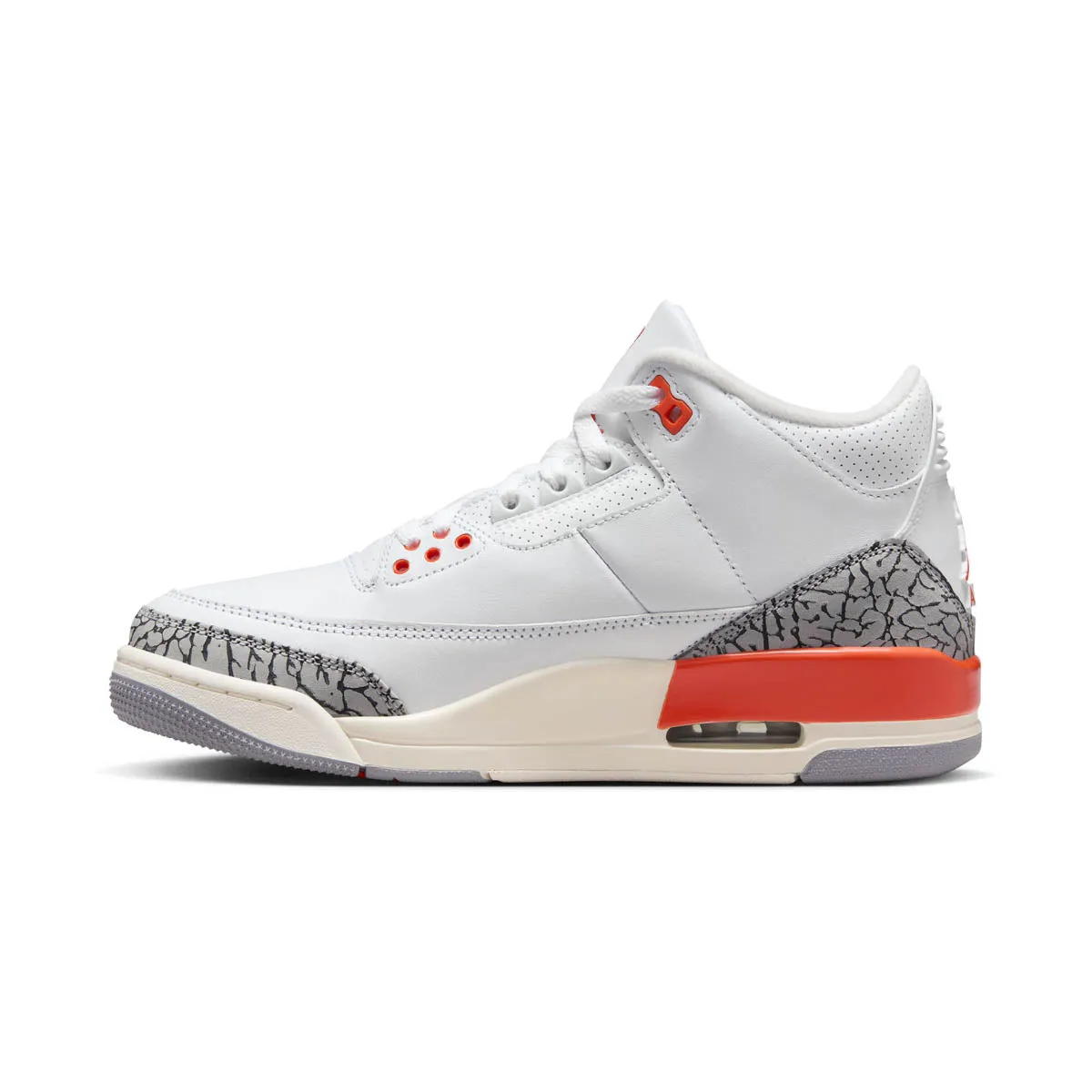 Air Jordan 3 Retro Women's Shoes Stretchable Road Long