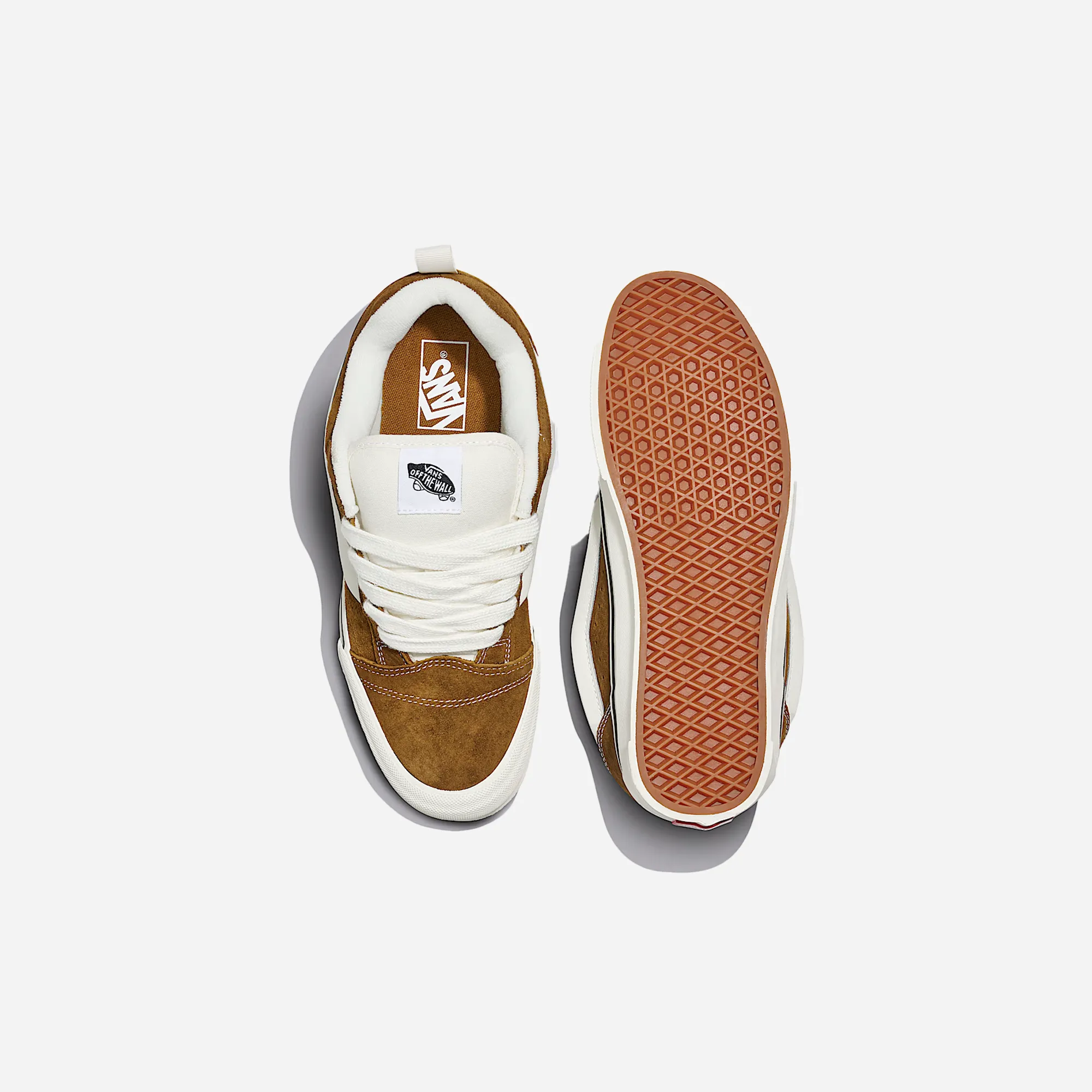 Vans Knu Skool Suede Shoe Brown Holiday Outfit Arch   Support