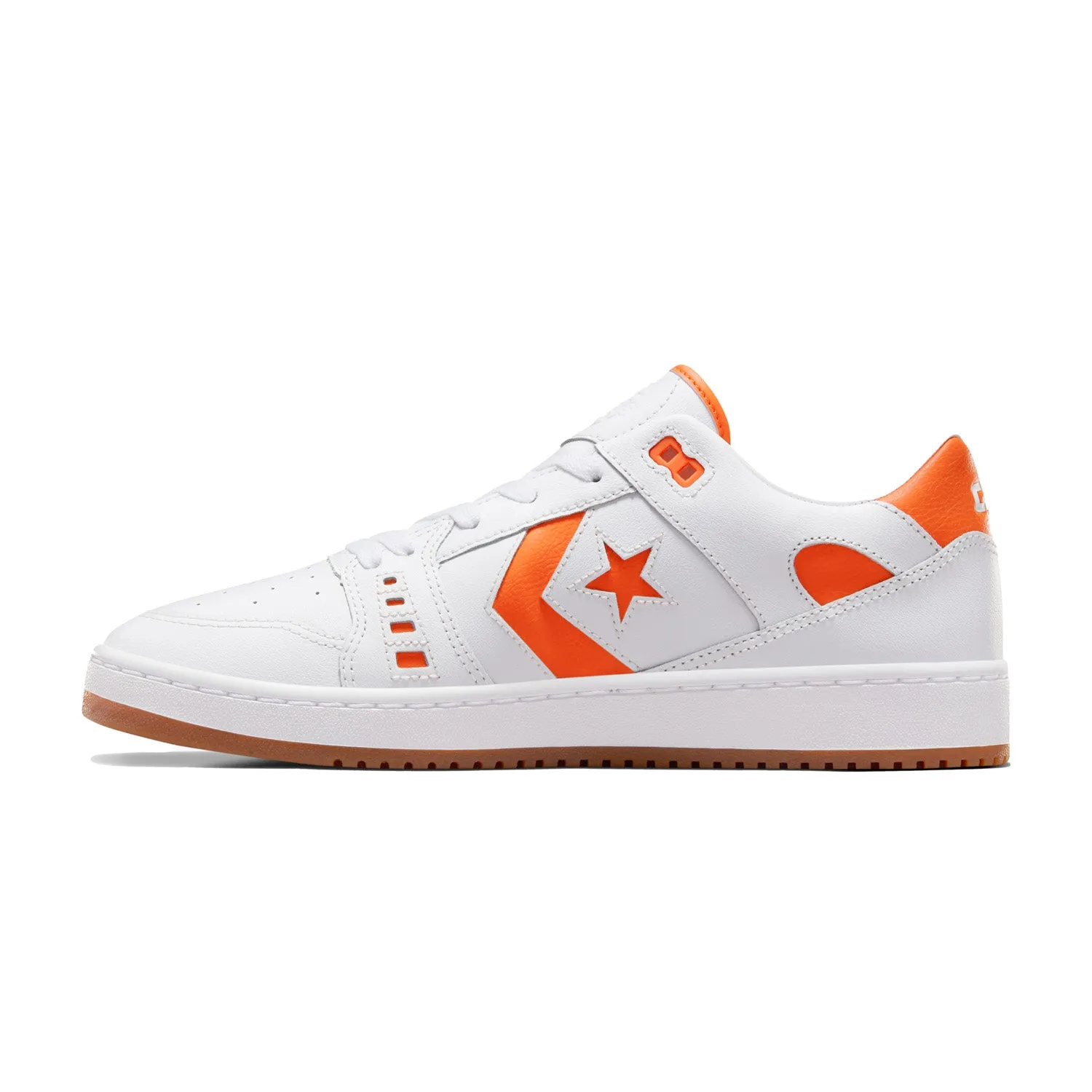 Shock Absorbing synthetic leather Converse CONS AS-1 Pro OX White/Orange/White