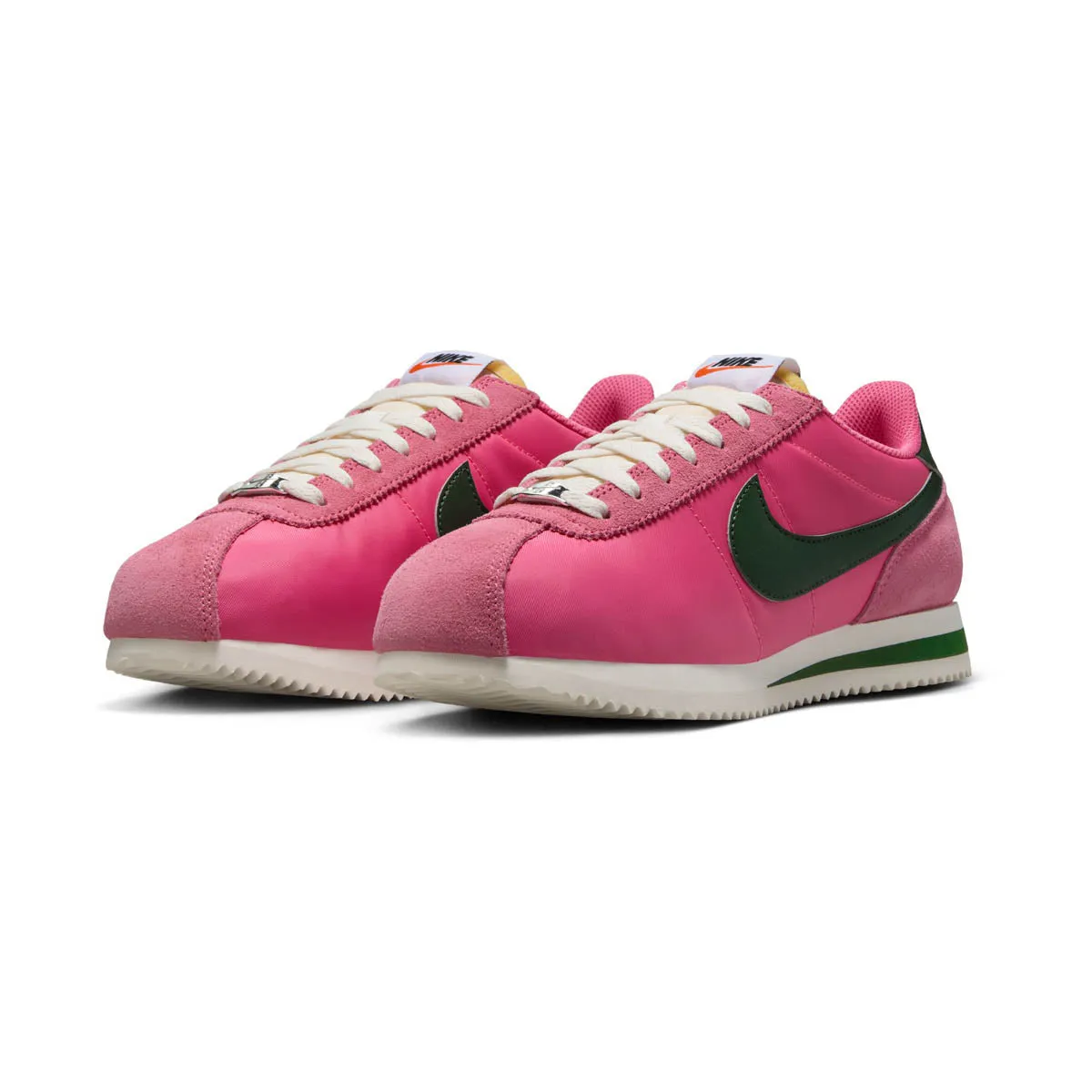 Dynamic Traction Outsole wide - fit shoes Nike Cortez 'Pinksicle Sail White Fir' Women's Shoes