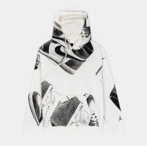 Plus Fit appropriate for work Brooklyn Fleece Chicago vs Washington Pullover Womens Hoodie (Beige/Black)