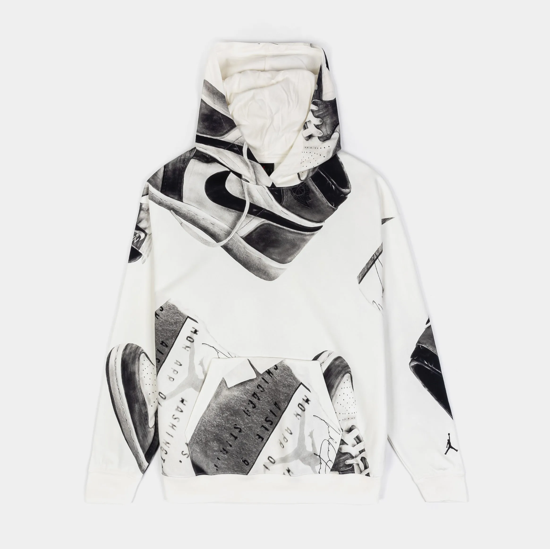 Plus Fit appropriate for work Brooklyn Fleece Chicago vs Washington Pullover Womens Hoodie (Beige/Black)