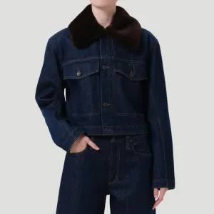 Sleek Layer Look Walker Jacket (Rinse)