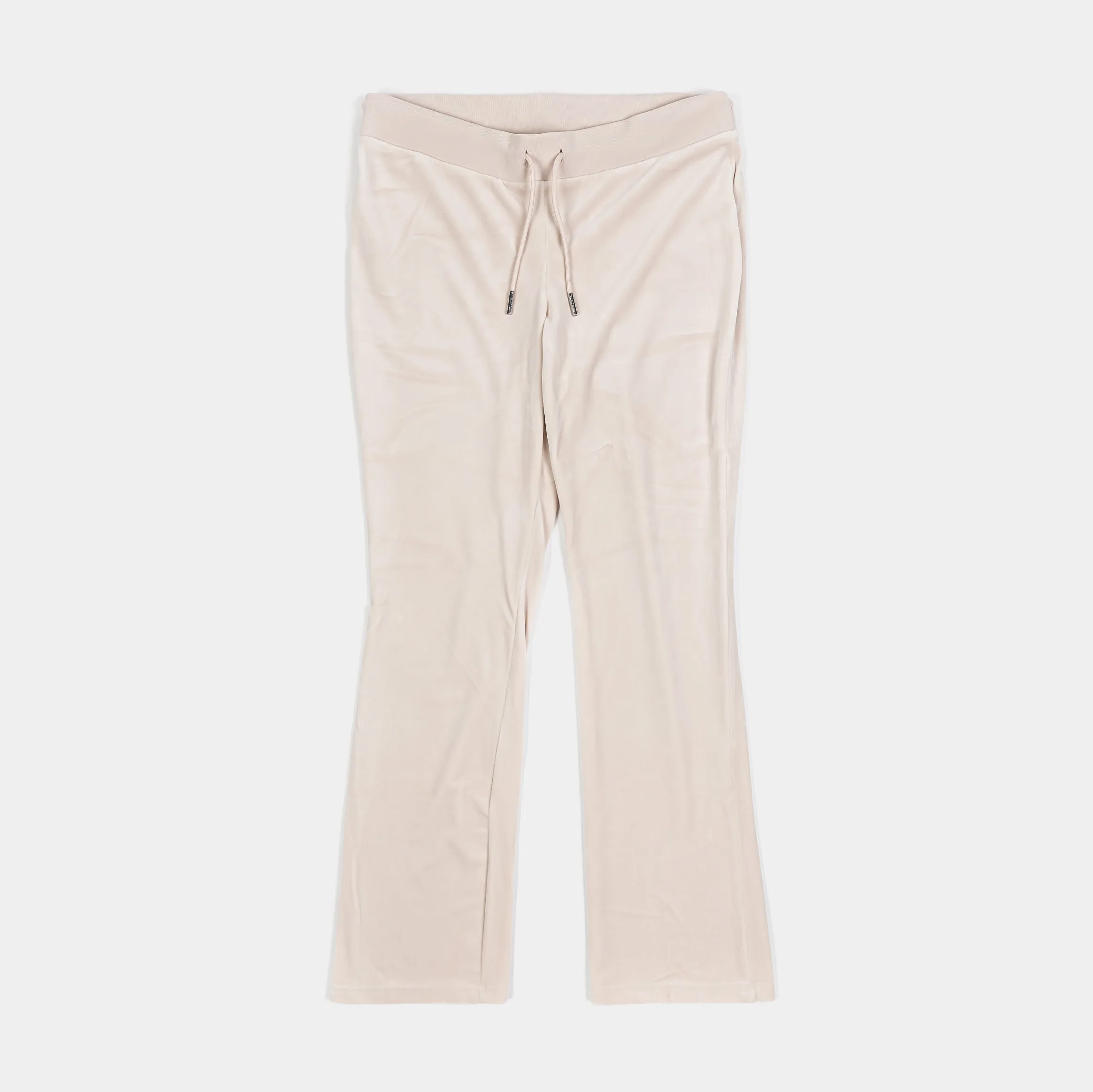 Og Big Bling Velour Womens Track Pants (Crystal) Relaxed Comfort Wear