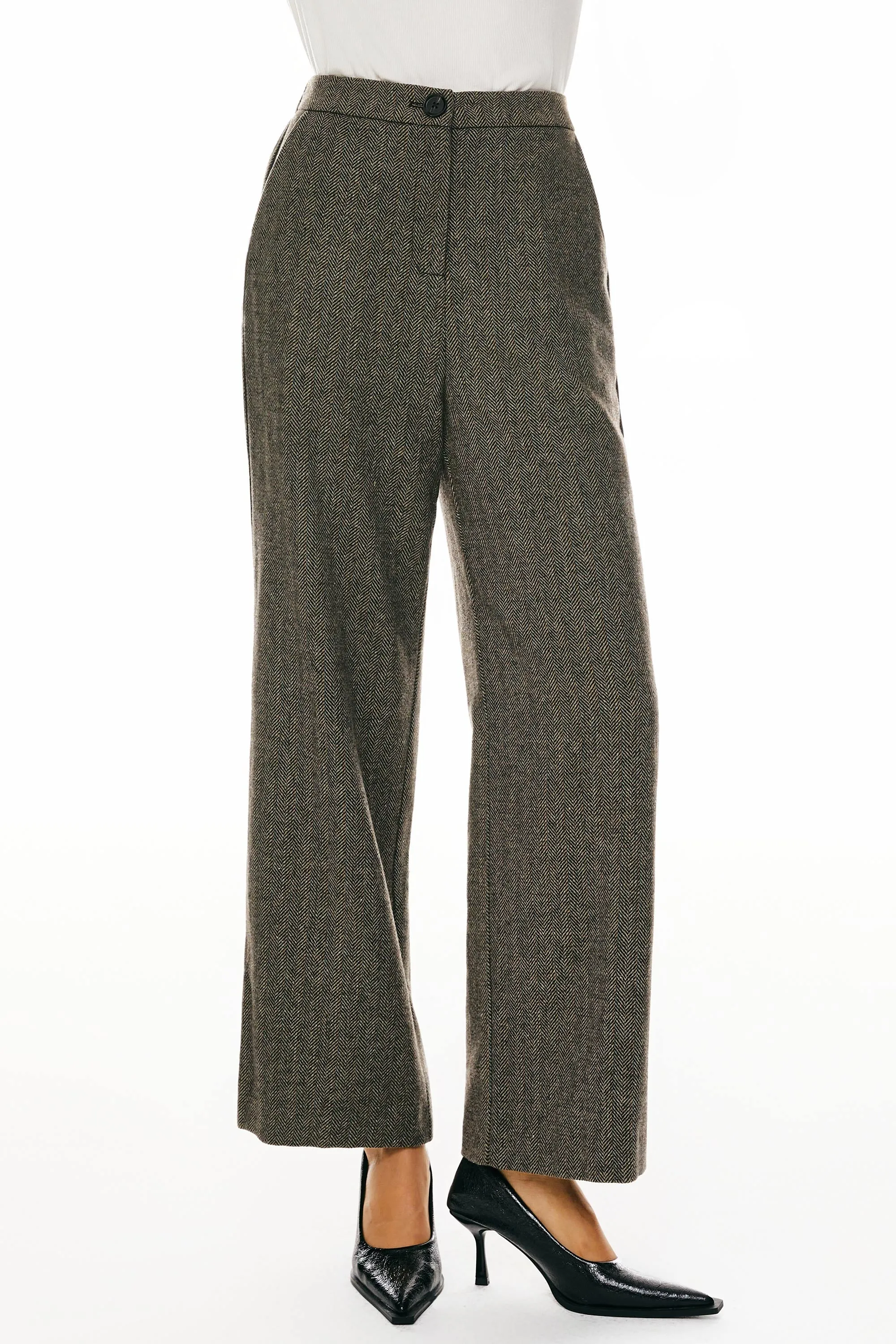 AntiSnagZippers Straight Leg Dress Pant