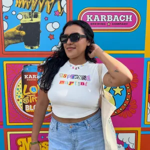 Espresso Martini Baby Tee EnhancedDurabilityFinish