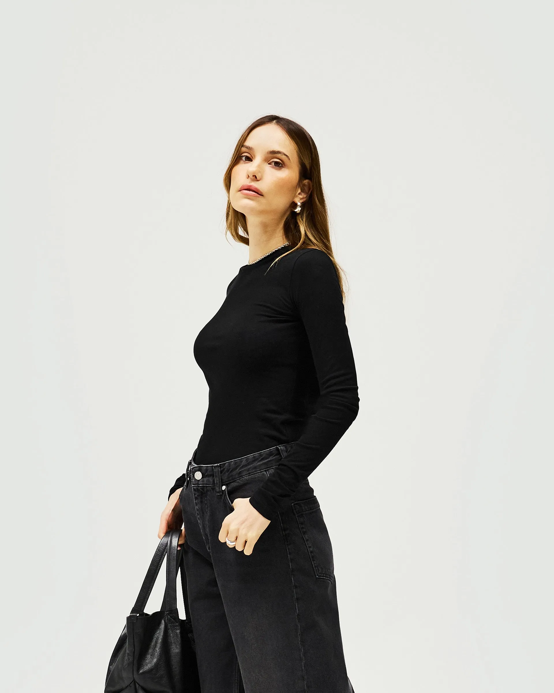 Trigger Long Sleeve - Black Cozy Mood