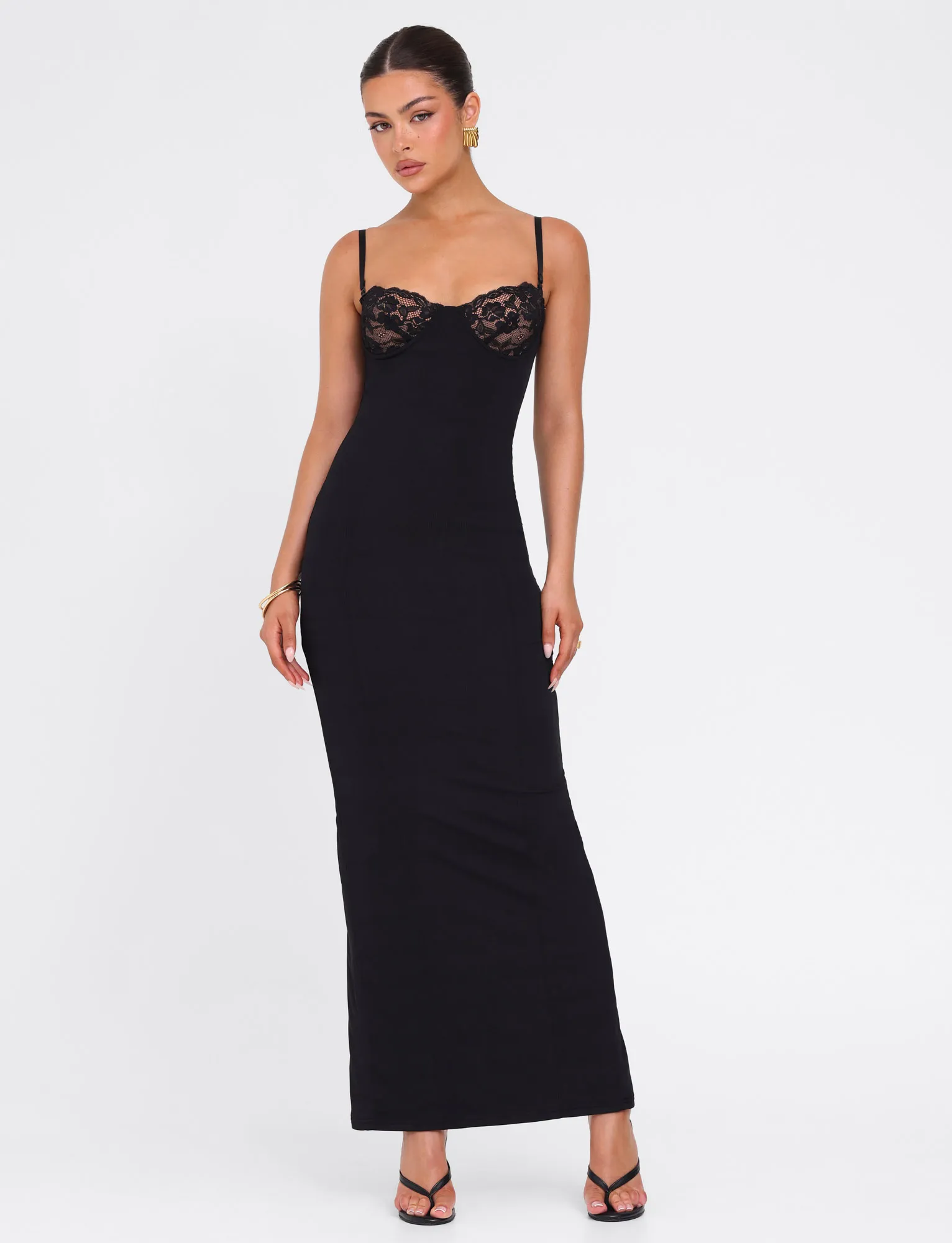 Comfy and Chic ALLURA MAXI DRESS - BLACK