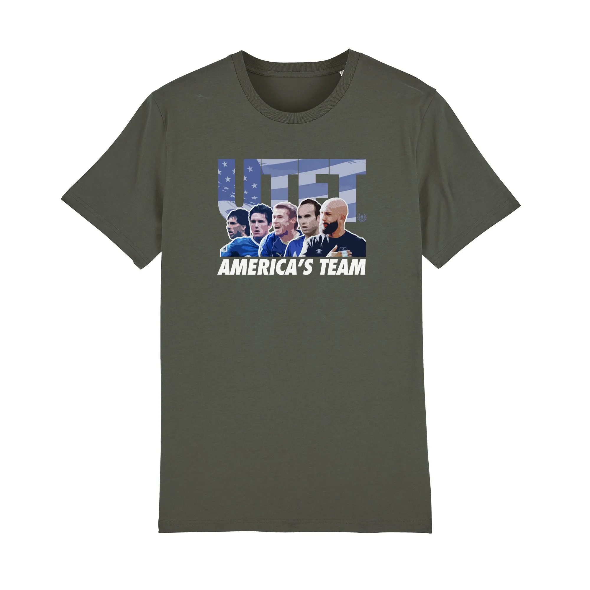 Stylish Casual Quick Dry Wear Fit America's Team Tee