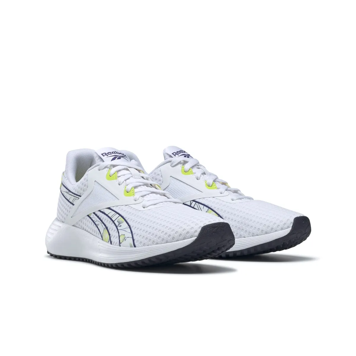 REEBOK GY3978 LITE PLUS 3 WMN'S (Medium) White/Purple/Yellow Mesh Running Shoes athlete shoes morning running shoes