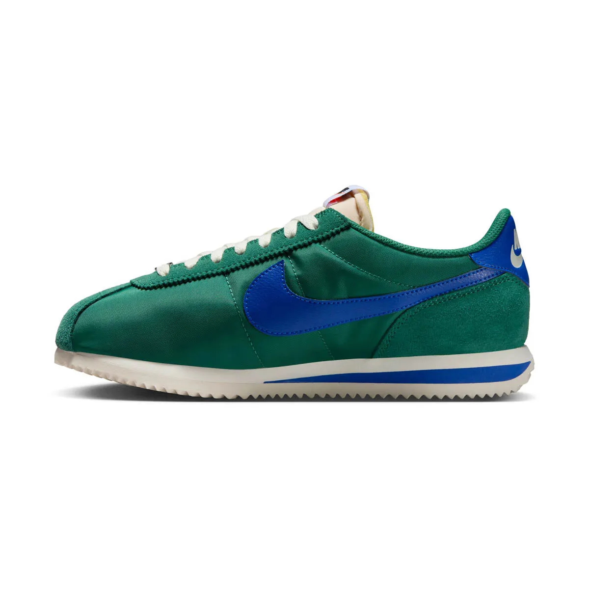 Nike Cortez 'Evergreen Aura Hyper Royal' Women's Shoes Friction Reduction Coating Seamless Transition Design
