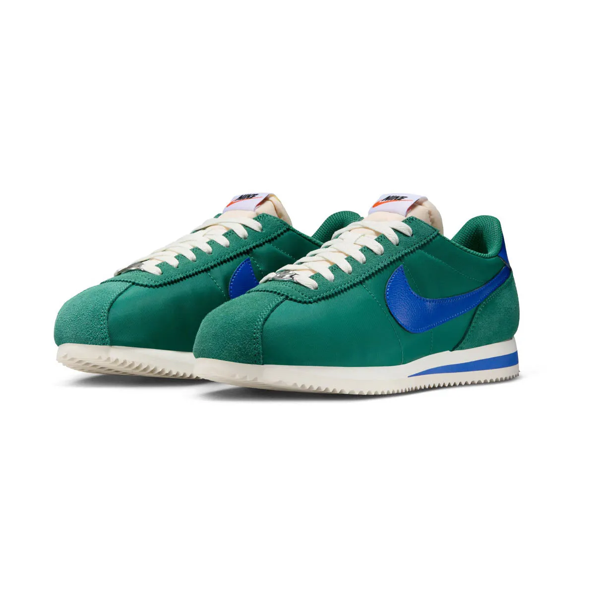 running sock Nike Cortez 'Evergreen Aura Hyper Royal' Women's Shoes