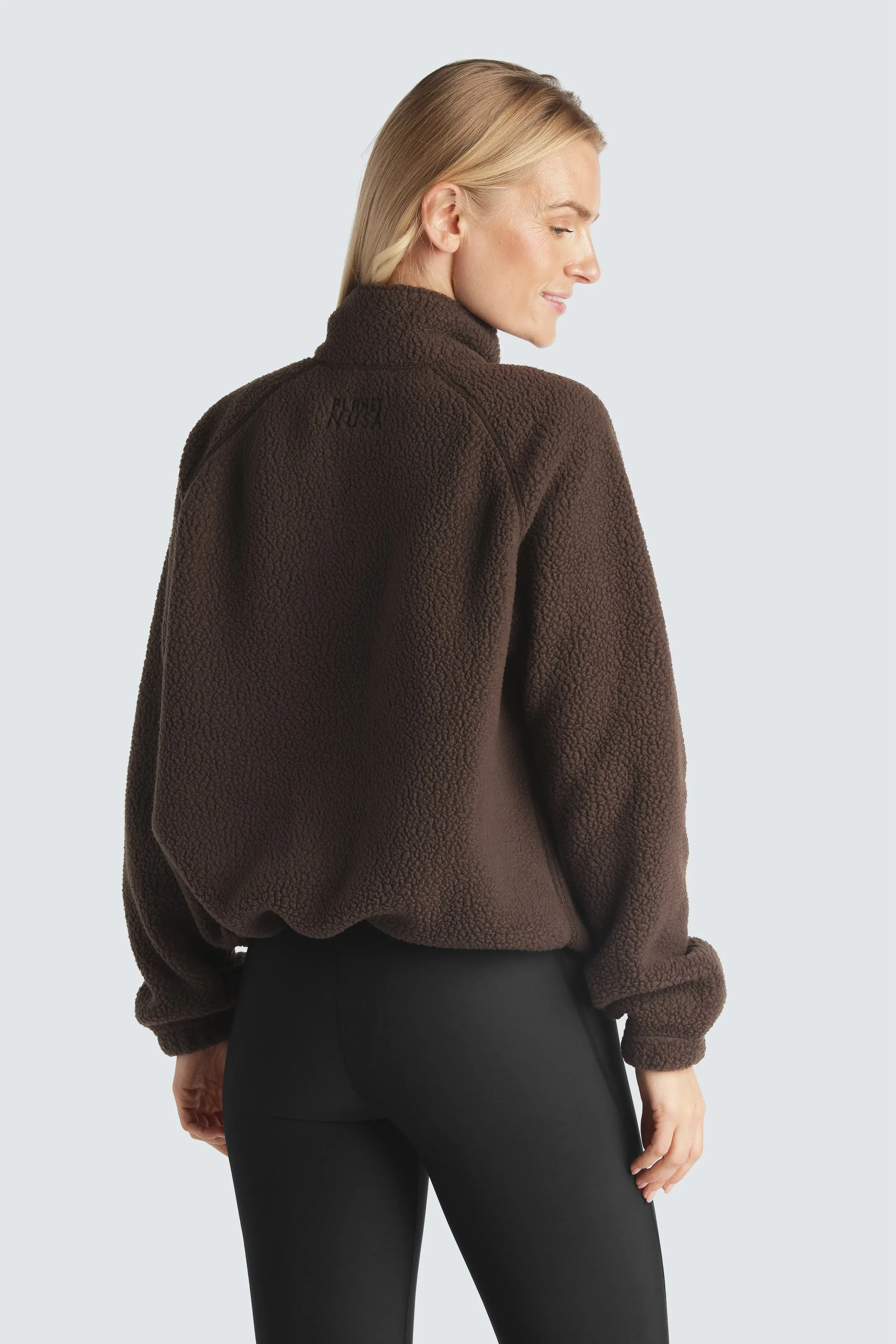 SHELTER1 TEDDY HALF ZIP Athletic Tailored Fit Cold Climate