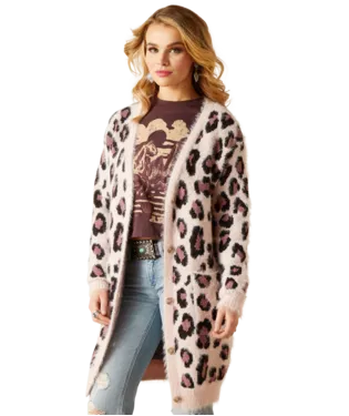 Thermal Insulation Knits Functional Drape Ariat Women??s Pretty In Pink Cardigan