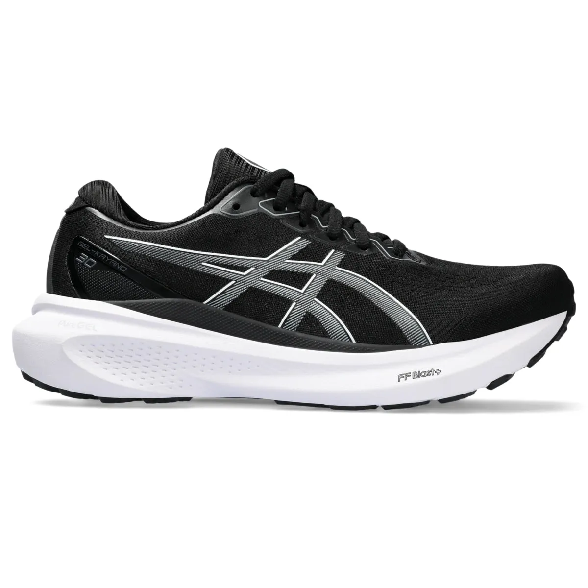 Asics Women's Gel-Kayano 30 Running Shoes running in a baseball field area shoes running socks