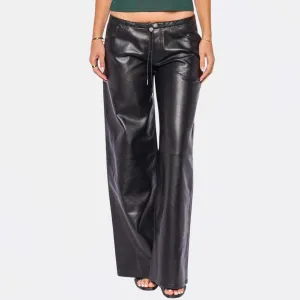No Frills Fit Cool Jeans (Black Leather)