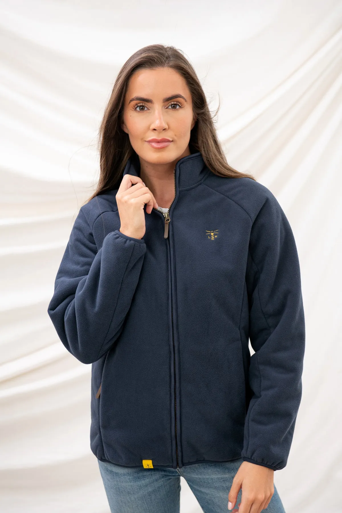 Plus Fit Pastel Shade Avon Waterproof Fleece - Navy