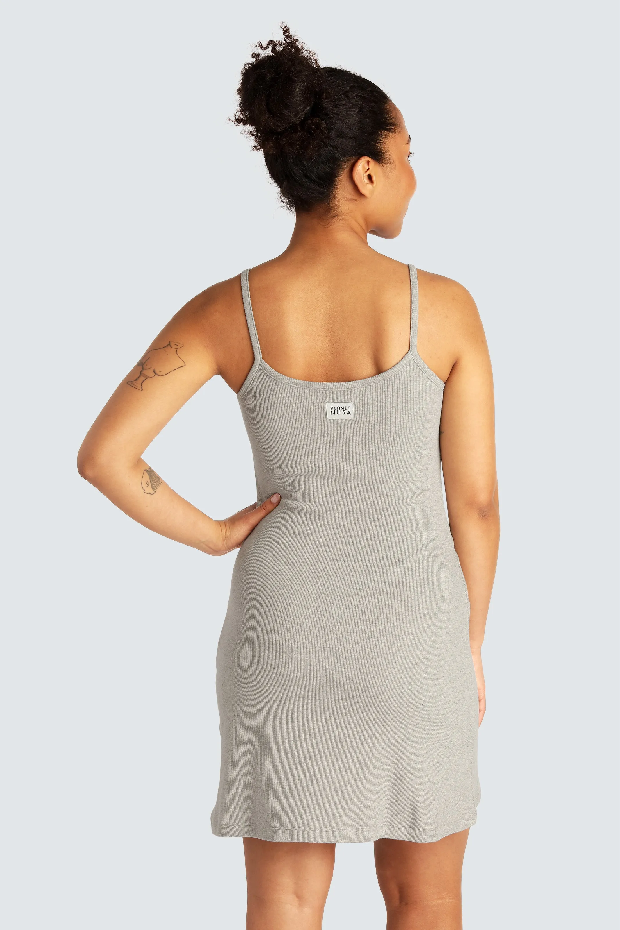 Subtle Drape BABY1 STRAP DRESS