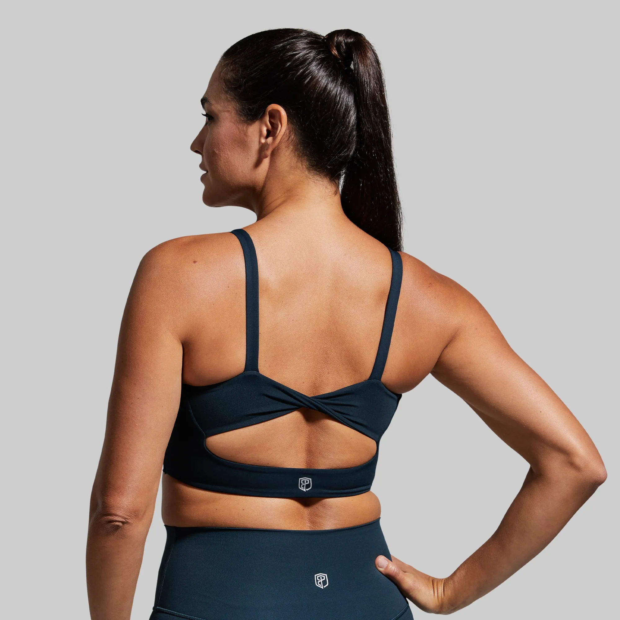 Water-resistant Elastic Your Go To Sports Bra (Deep Teal)