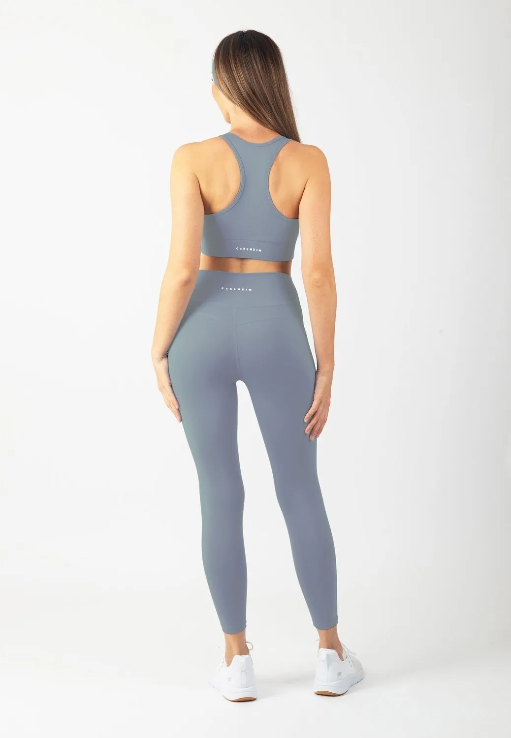 Travel Enthusiast Stretch Fit Clean Lines Serenita Leggings (Light Violet)