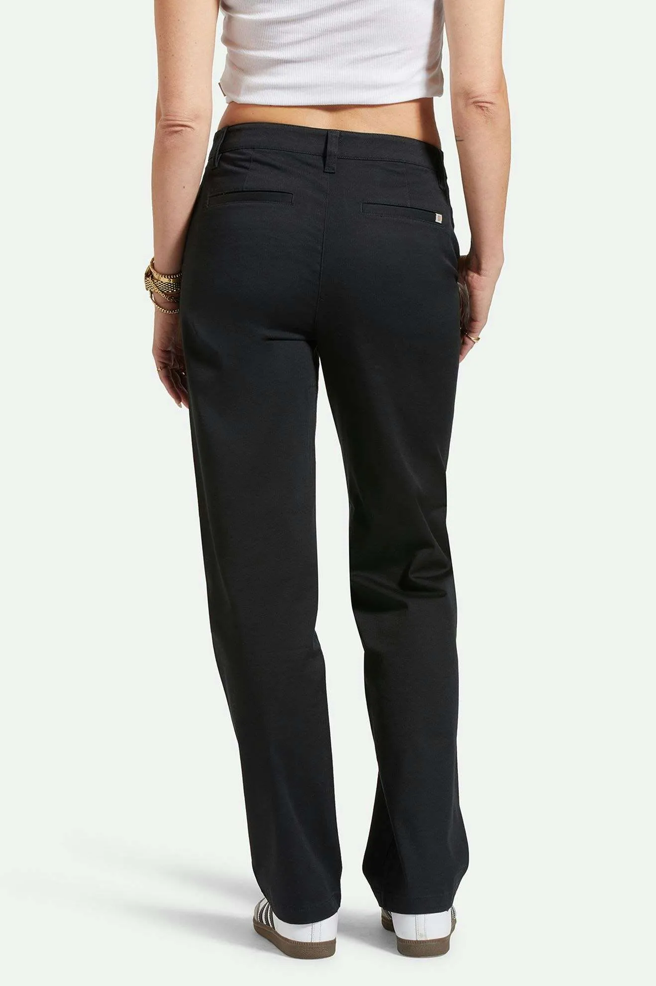 Bedford Pant - Black Clean Finish Stain Repellent Coating