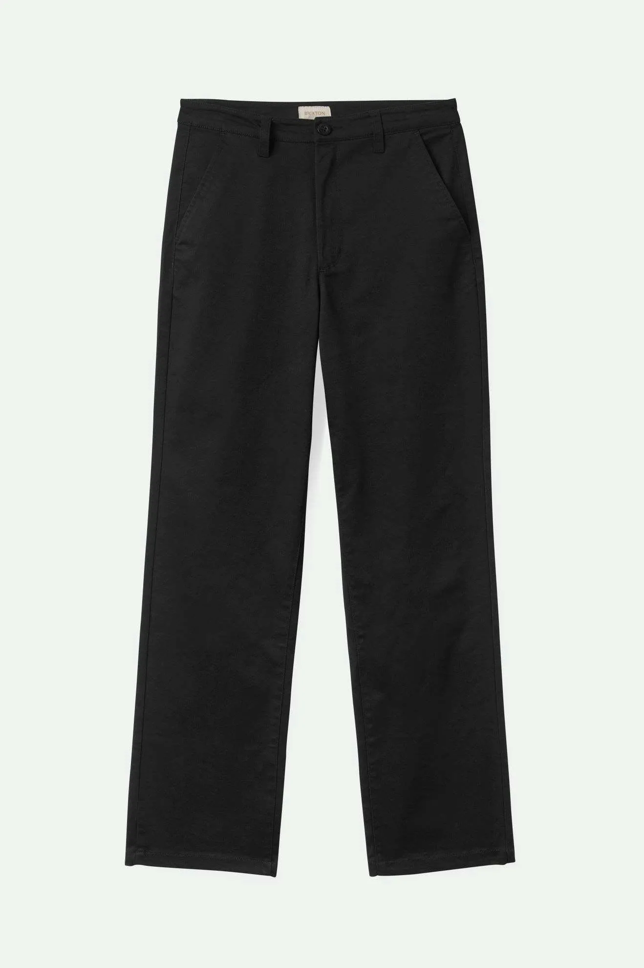 No Frills Fit Soft Fabric Bedford Pant - Black