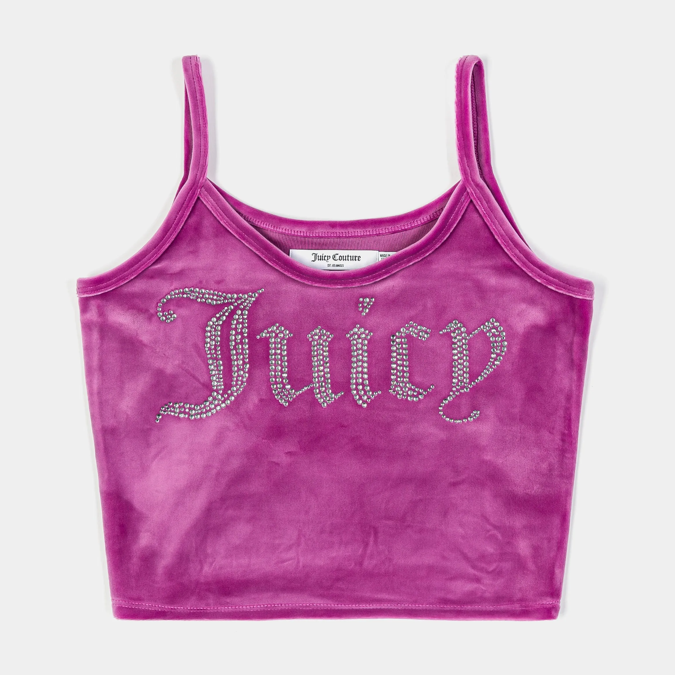 Modern Outfit Big Bling Fitted Womens Tank Top (Purple)