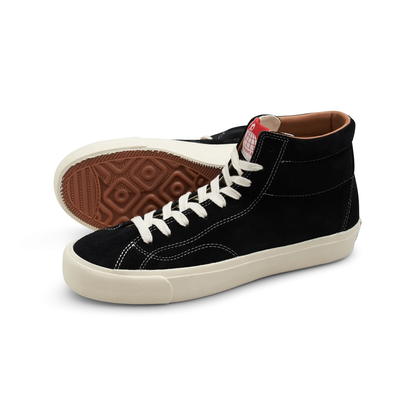 Evening Out Skateboard shoes Last Resort AB VM003 Hi Suede Black/White
