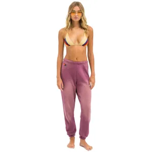 Bolt Stitch Sweatpants (Faded Berry) AntibacterialCoating