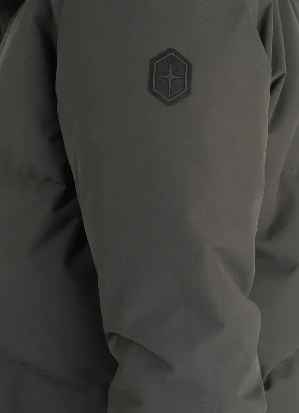 Chloe Down Jacket (Bottle Green) Outdoor Activity Airy Cloth