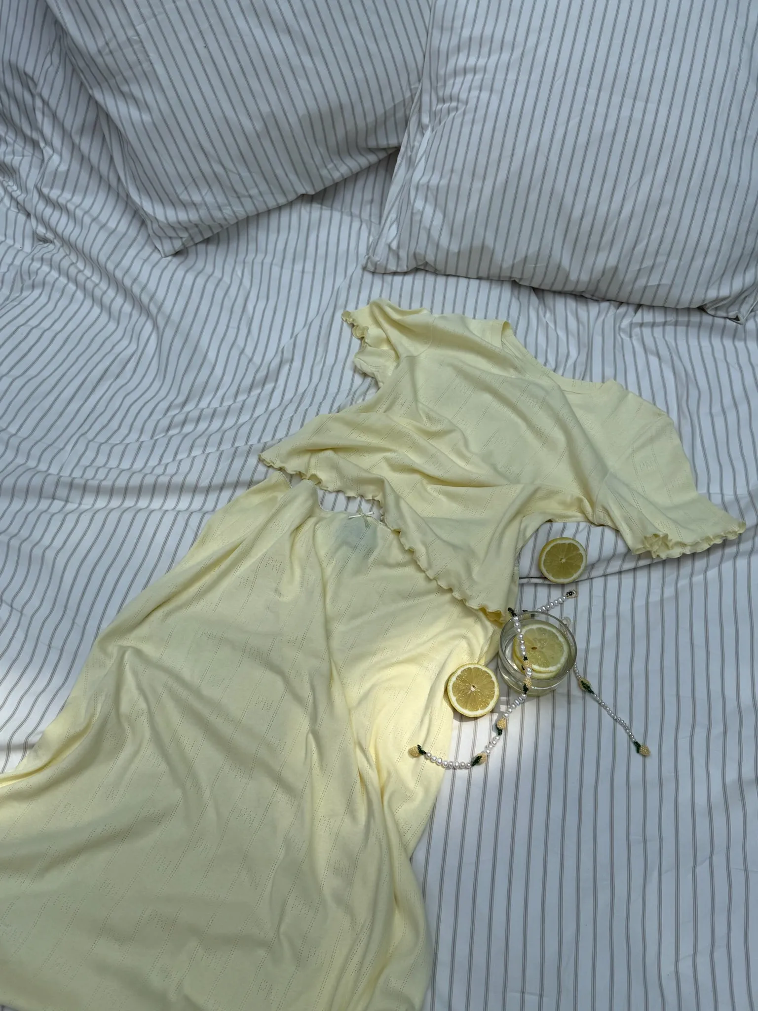 BABY1 CROPPED SS POINTELLE Breathable Fit Design